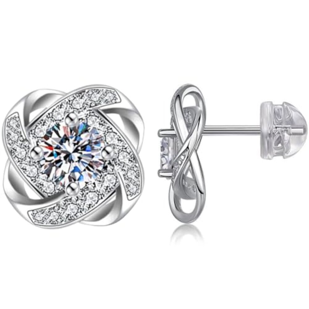 Earrings For Women Sterling Silver 925 Elegant Design Jewelry